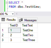 New records added to the table via a view