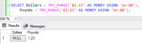 Monetary values being parsed with different cultures