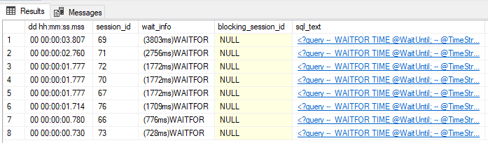 Small processes restarting after large process is complete