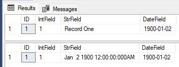 Comparison of records in the original and snapshot databases, demonstrating the snapshot is fixed at a specific point in time